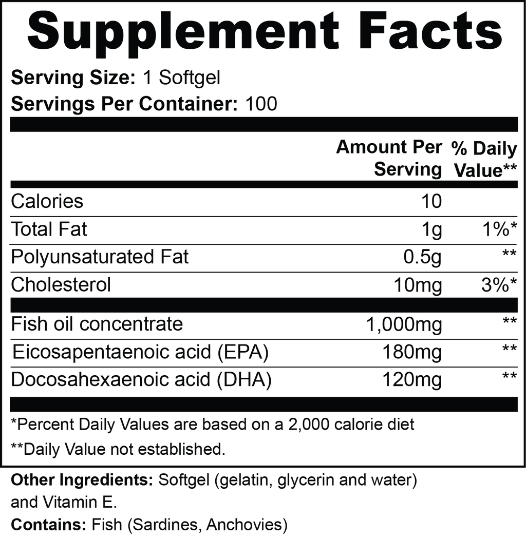 Omega-3 EPA 180mg + DHA 120mg by Ruta Supps — product image 5 of 5